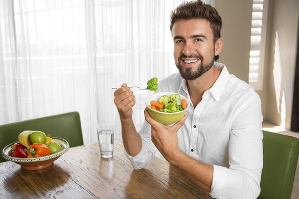 Gemüse und Obst für gute Kraft